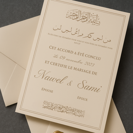 CERTIFICAT MITHAQ